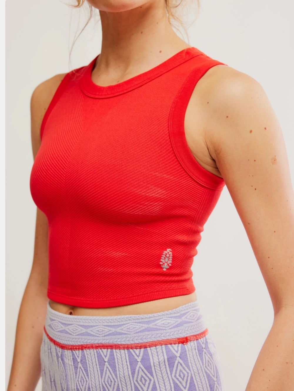 FP Movement Free Throw Muscle Tank in Red Size XL